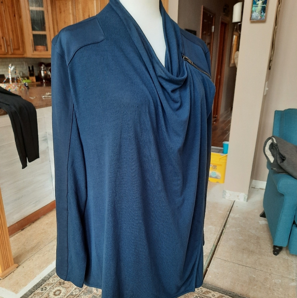 DG2 gilman jacket Medium M navy cardigan zip